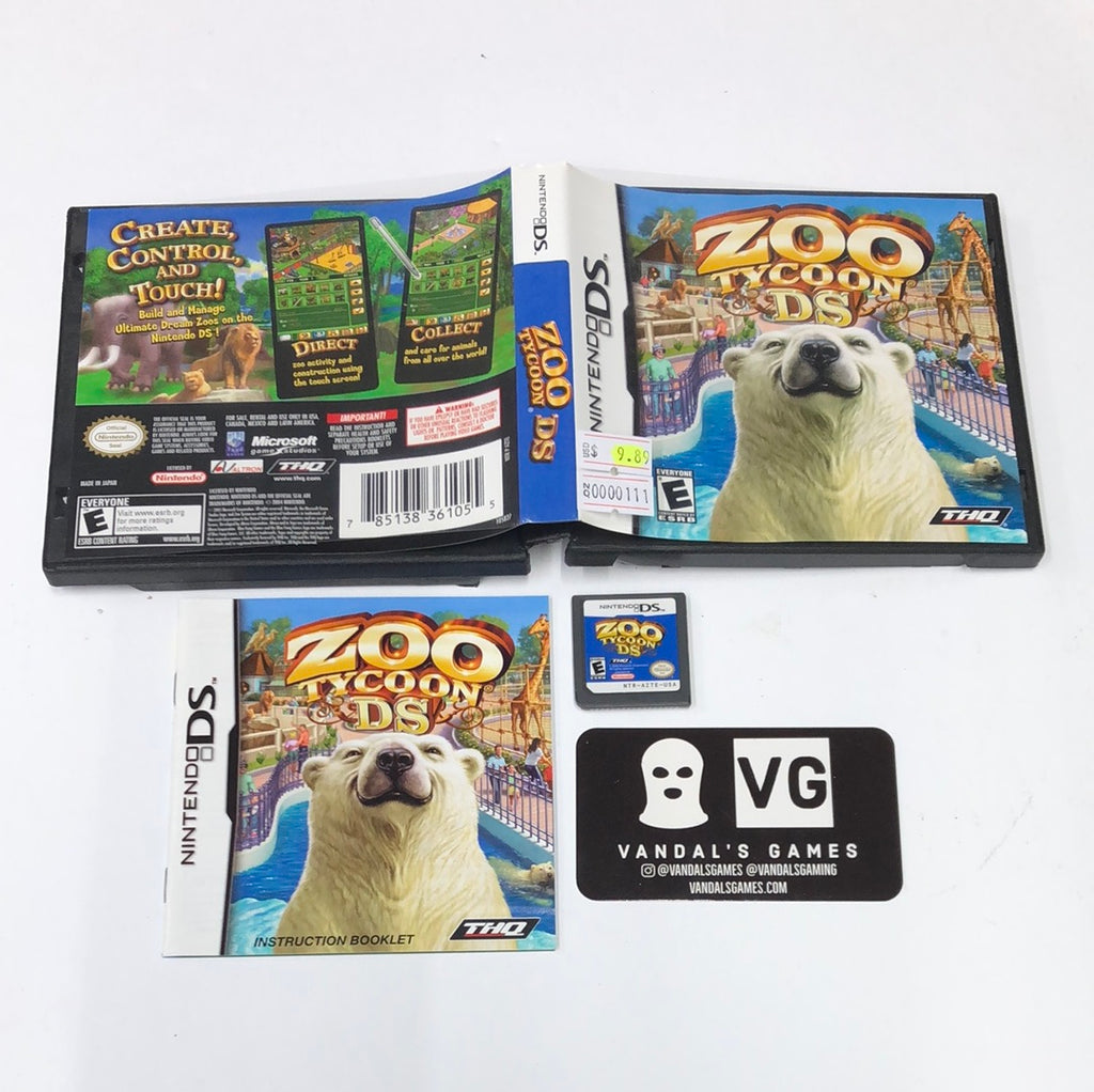 Zoo Tycoon DS Game