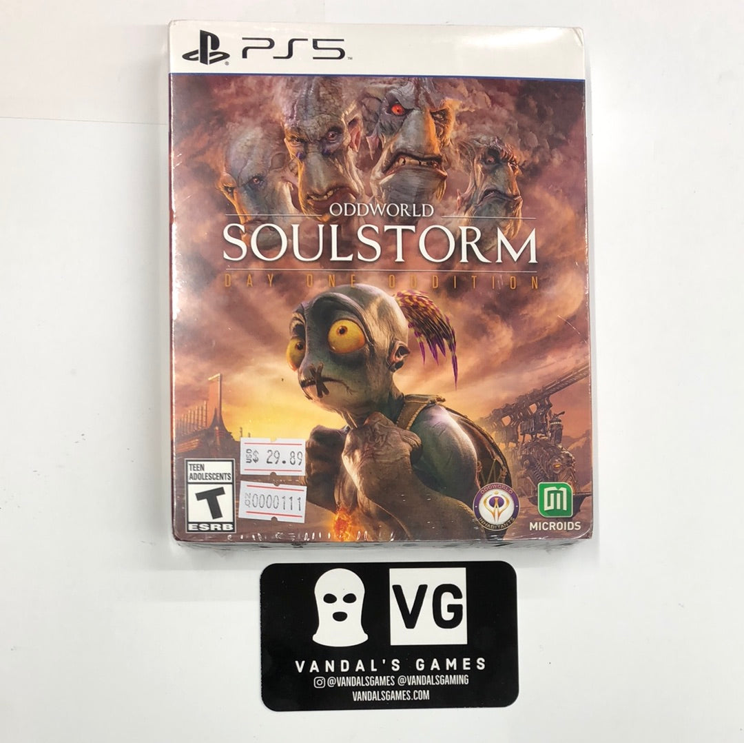 Ps5 - Oddworld Soulstorm Day One Edition Steelbook PlayStation 5 Brand New #111