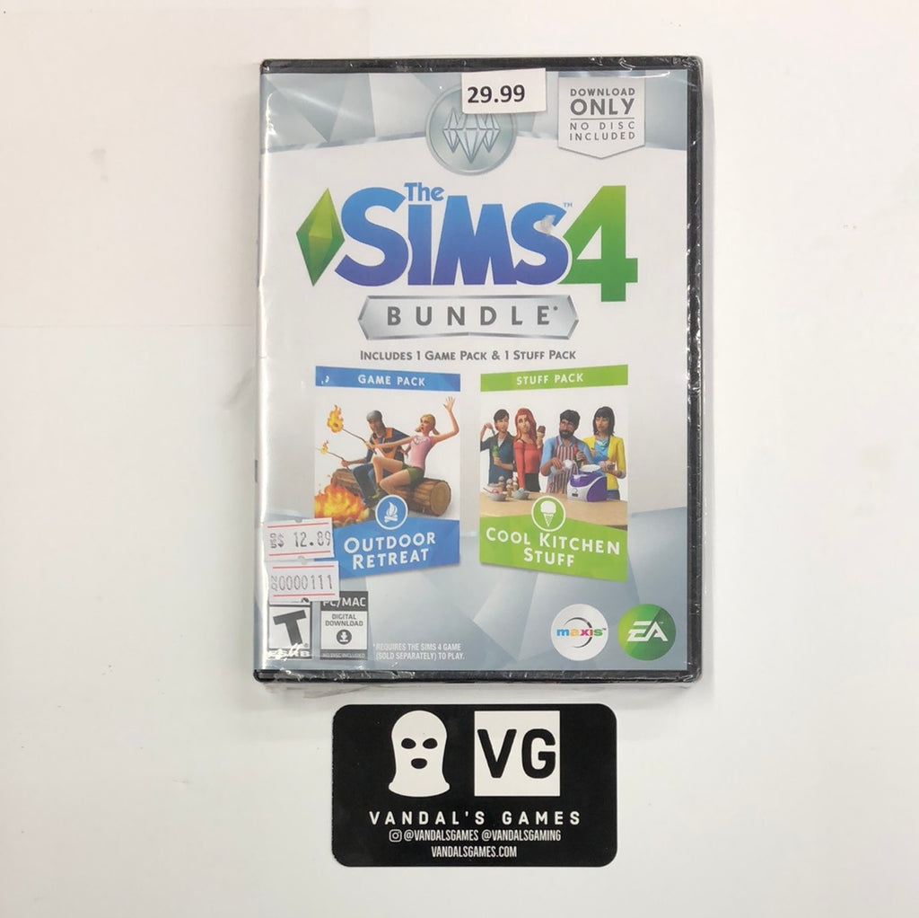 EA The Sims 4 Bundle Pack: Outdoor Retreat & Cool Kitchen Stuff Pack (PC)