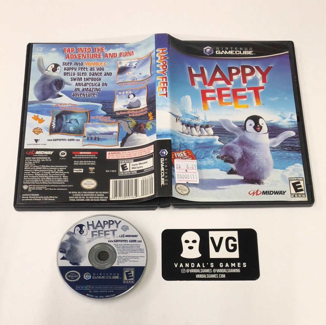 Gamecube - Happy Feet Nintendo Gamecube W/ Case #111