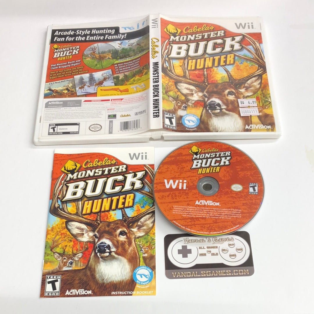 Wii - Cabela's Monster Buck Hunter Nintendo Wii Complete #111