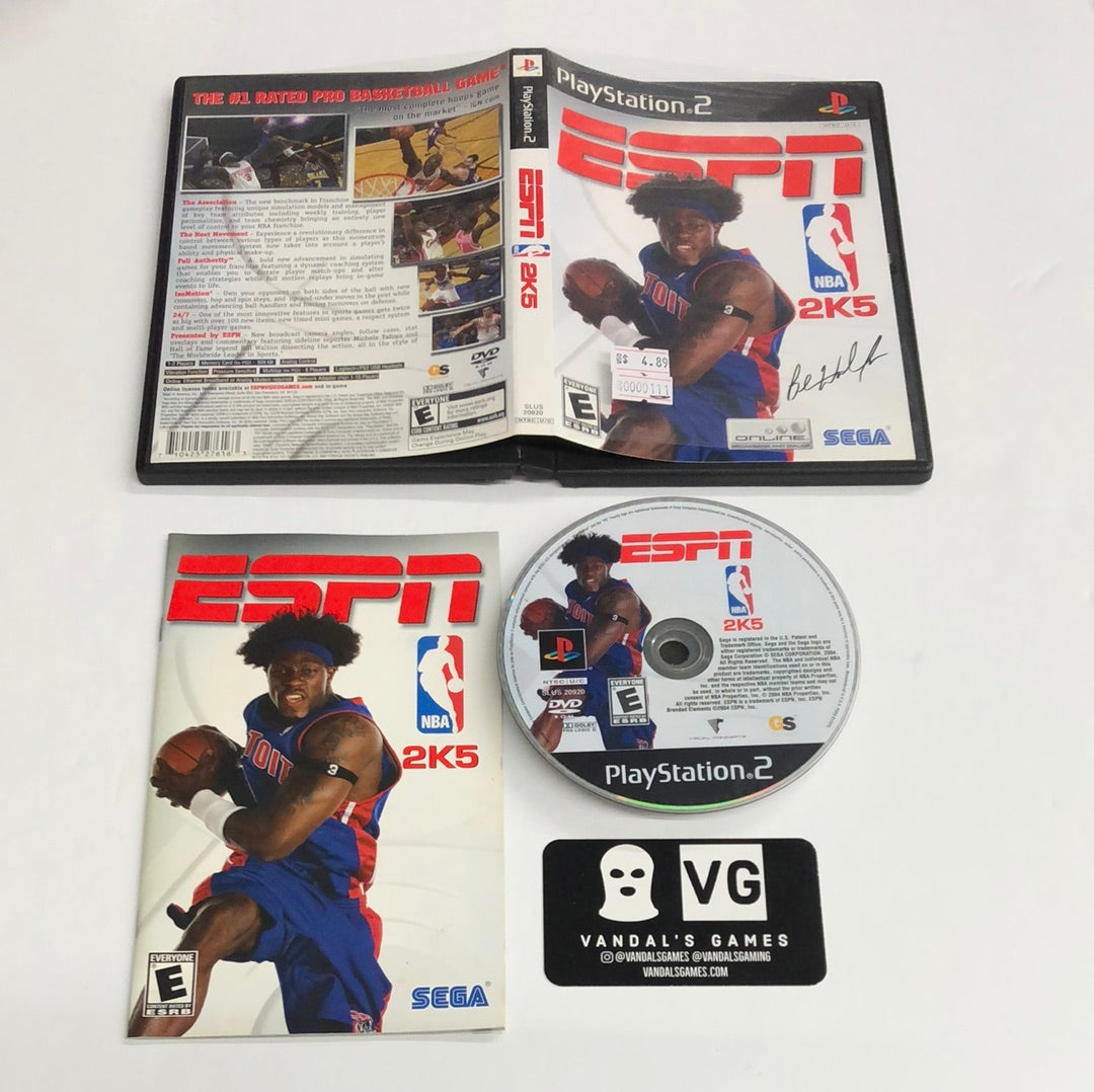 Ps2 - ESPN NBA 2k5 Sony PlayStation 2 Complete #111