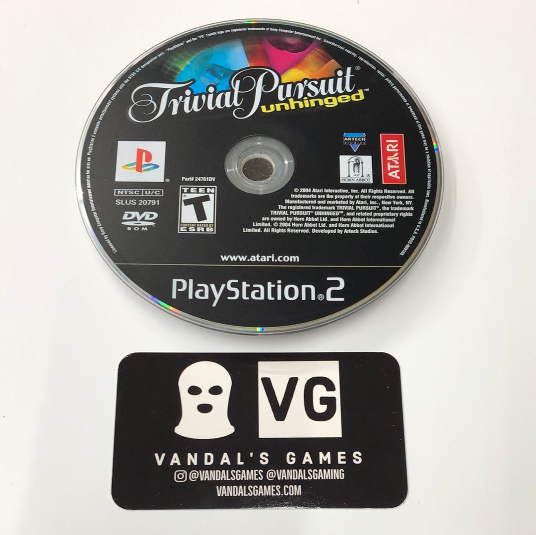 Ps2 - Trivial Pursuit Unhinged Sony PlayStation 2 Disc Only #111