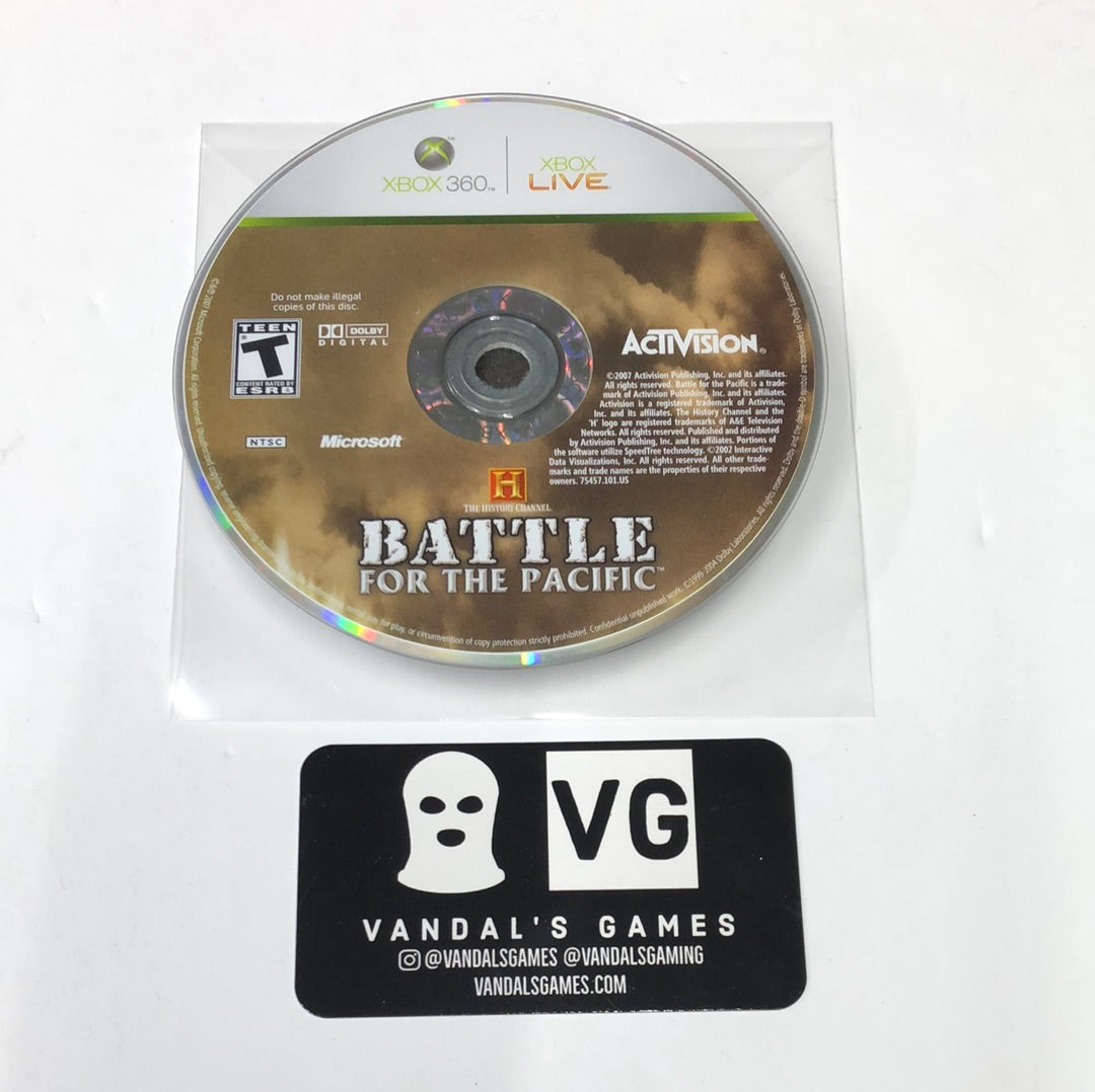 Xbox 360 - History Channel Battle for the Pacific Microsoft Xbox 360 Disc Only #111