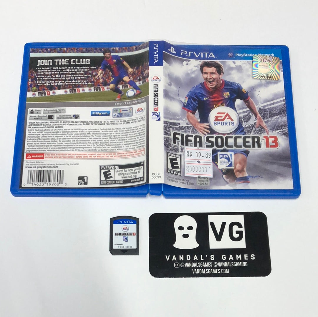 Ps Vita - Fifa Soccer 13 Sony PlayStation Vita w/ Case #111