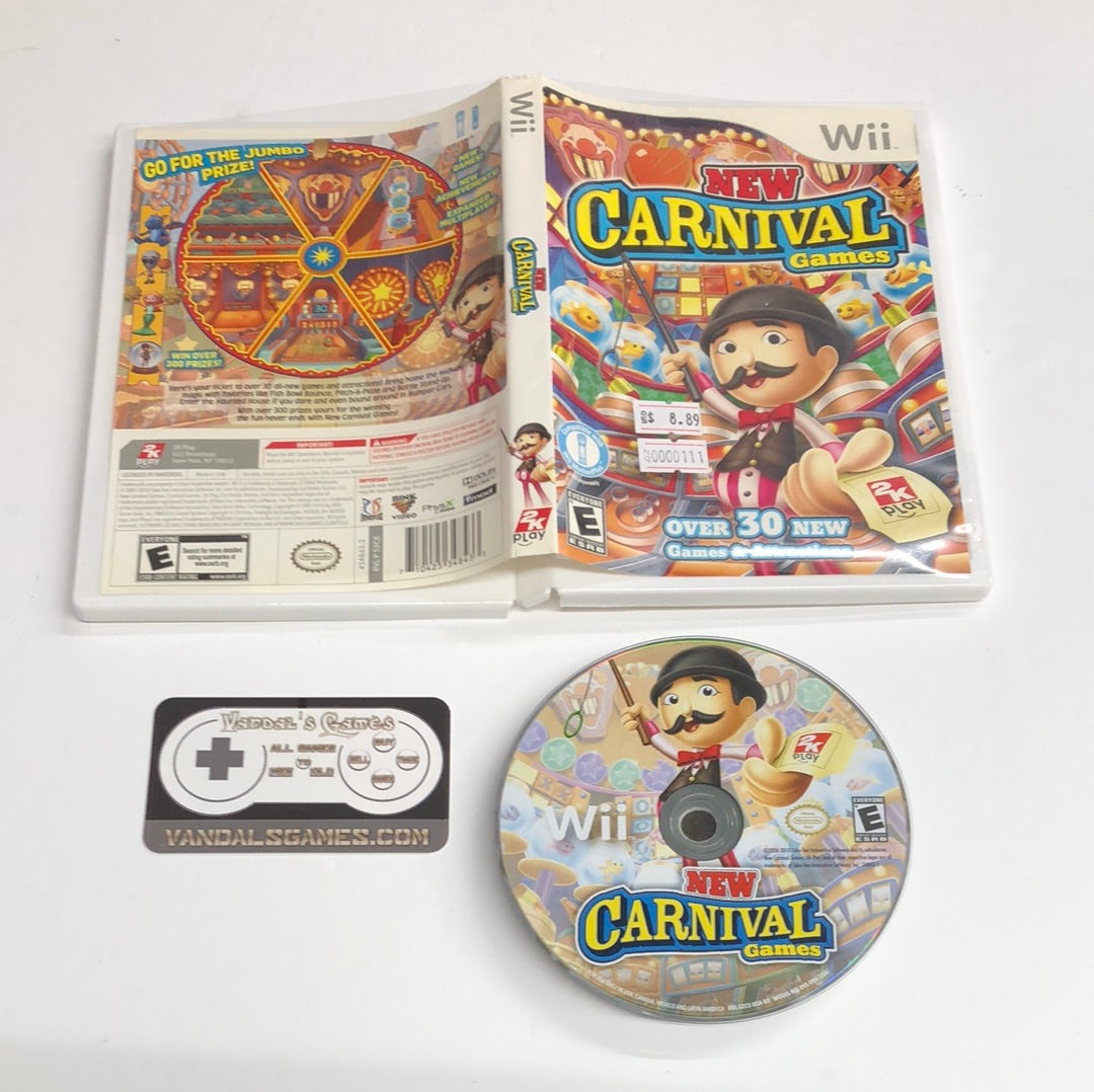 Wii - New Carnival Games Nintendo Wii With Case #111