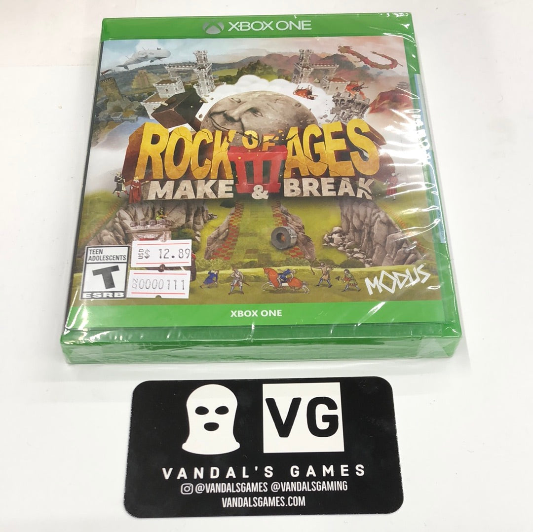 Xbox One - Rock of Ages III Make & Break Microsoft Xbox One Brand new #111