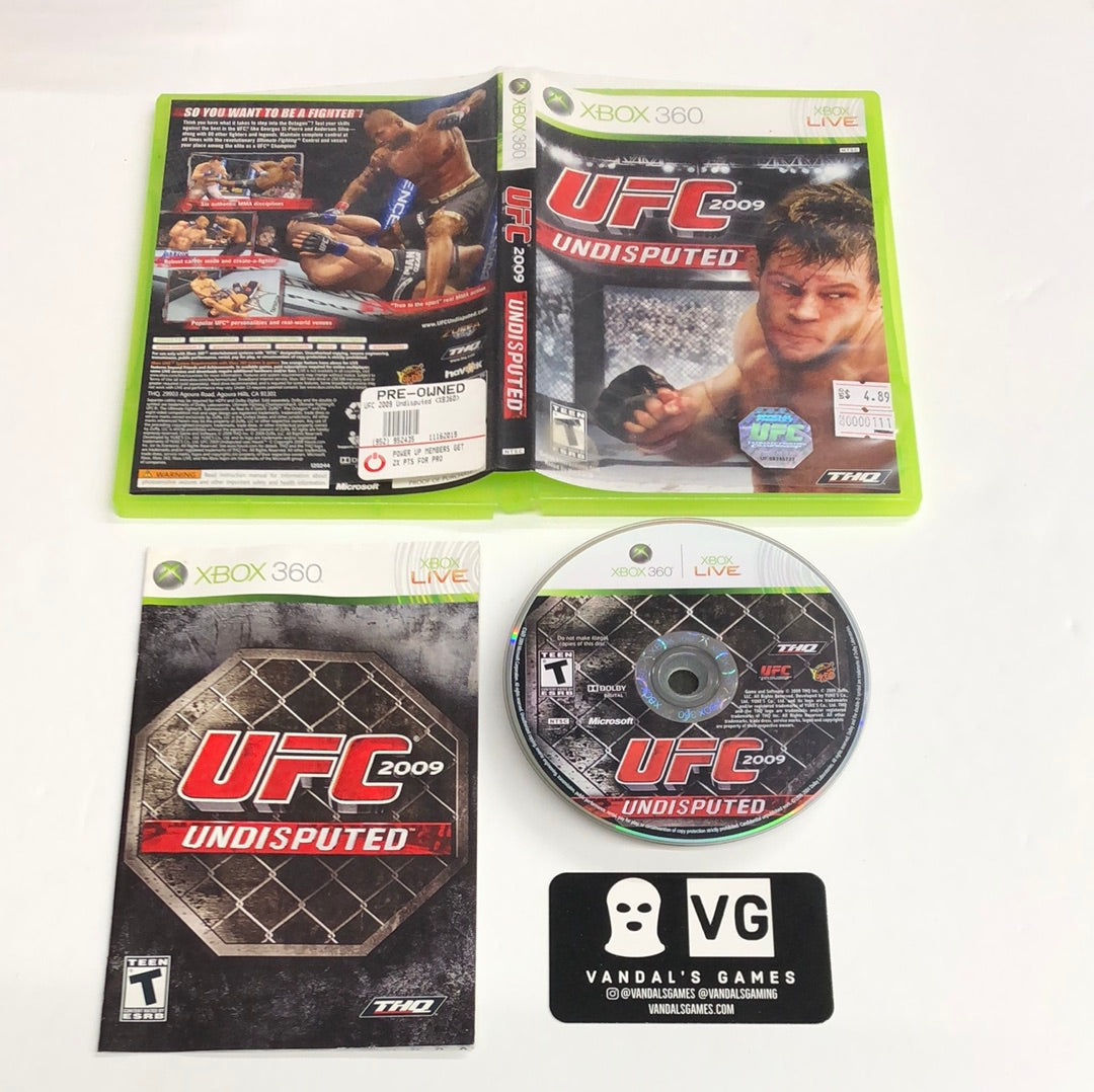 Xbox 360 - UFC 2009 Undisputed Microsoft Xbox 360 Complete #111
