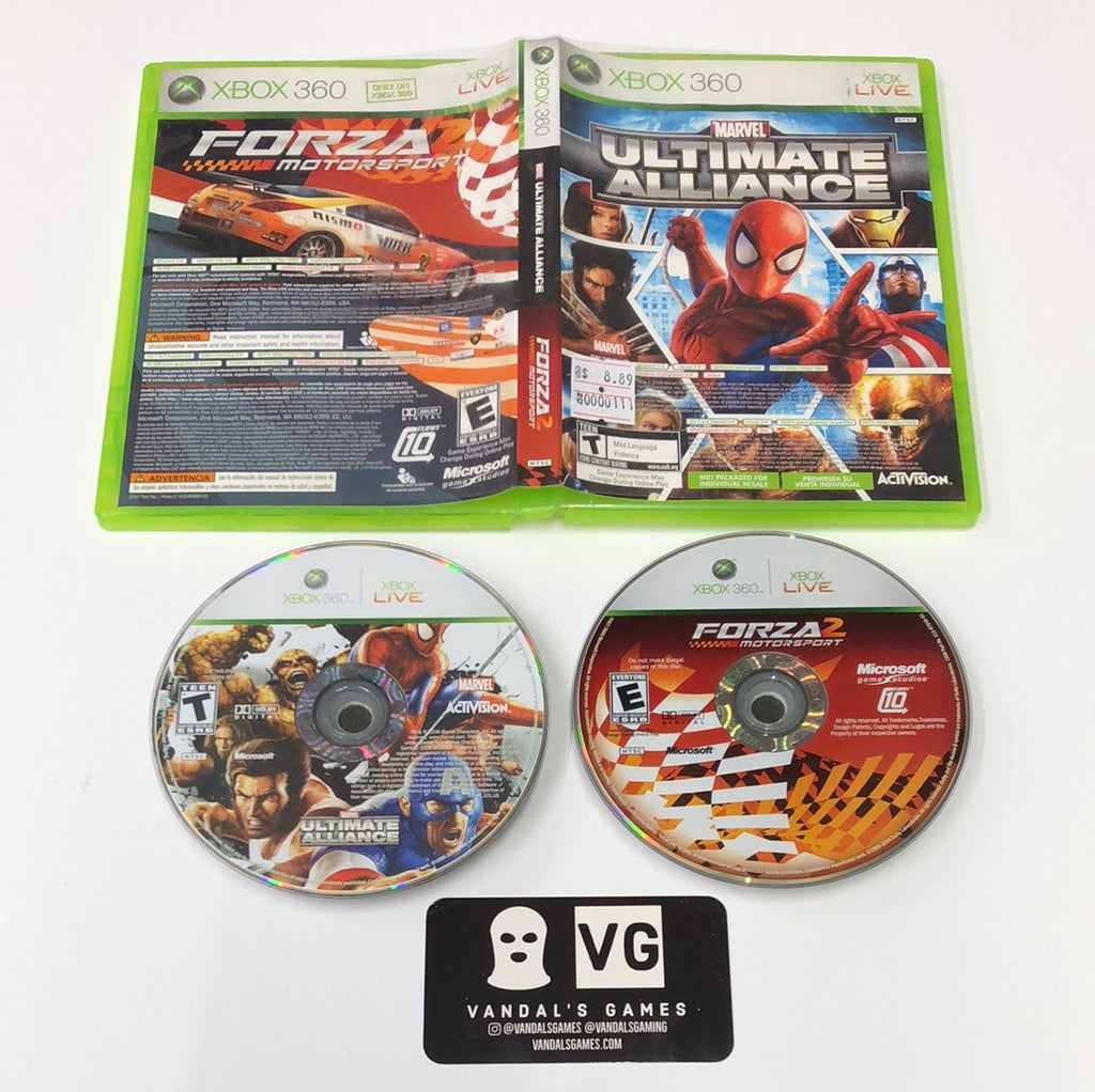 Xbox 360 - Marvel Ultimate Alliance / Forza Motorsports 2 Microsoft