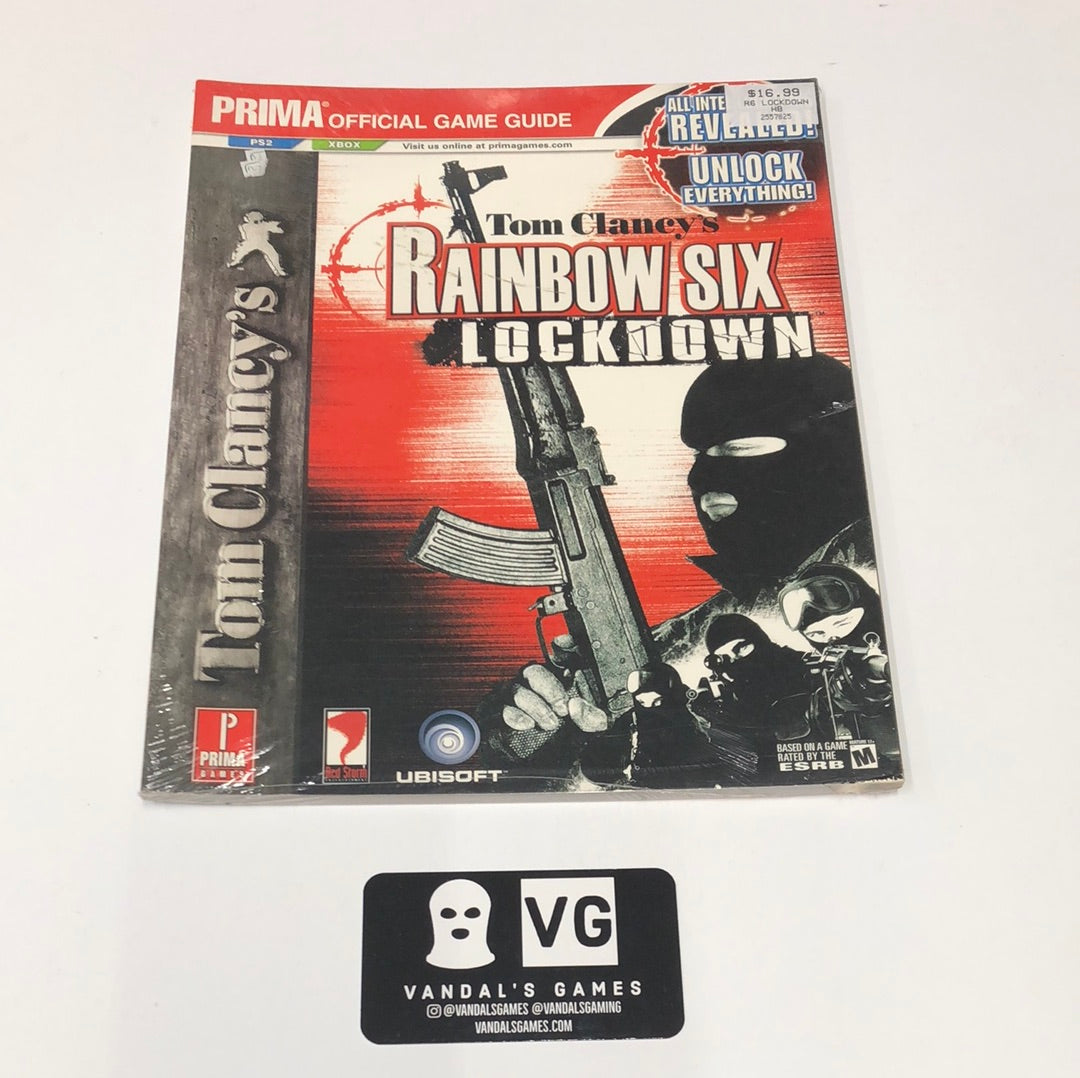 Guide - Tom Clancy's Rainbow Six Lockdown PlayStation 2 Ps2 Xbox Strategy New #1772