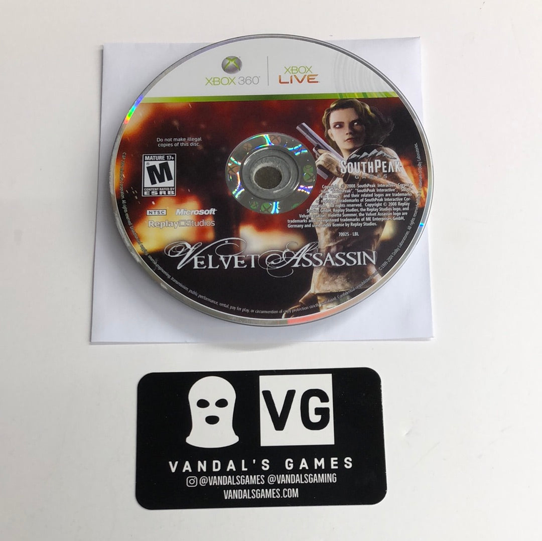 Xbox 360 - Velvet Assassin Microsoft Xbox 360 Disc Only #111