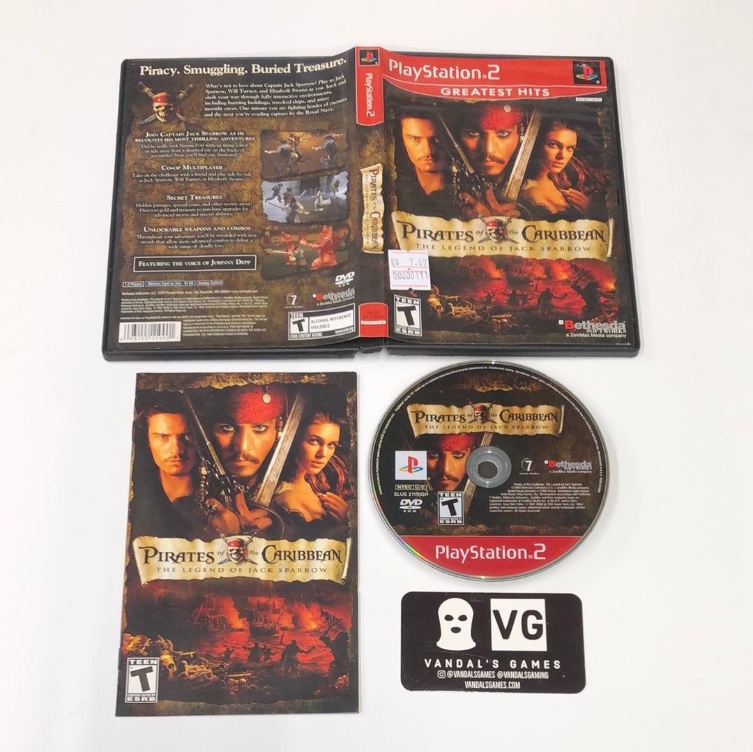 Ps2 - Pirates of the Caribbean the Legend of Jack Sparrow GH PlayStation 2 Complete #111