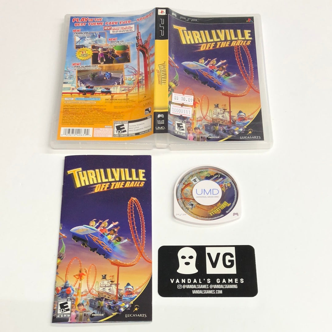 Psp - Thrillville Off the Rails Sony PlayStation Portable Complete #111