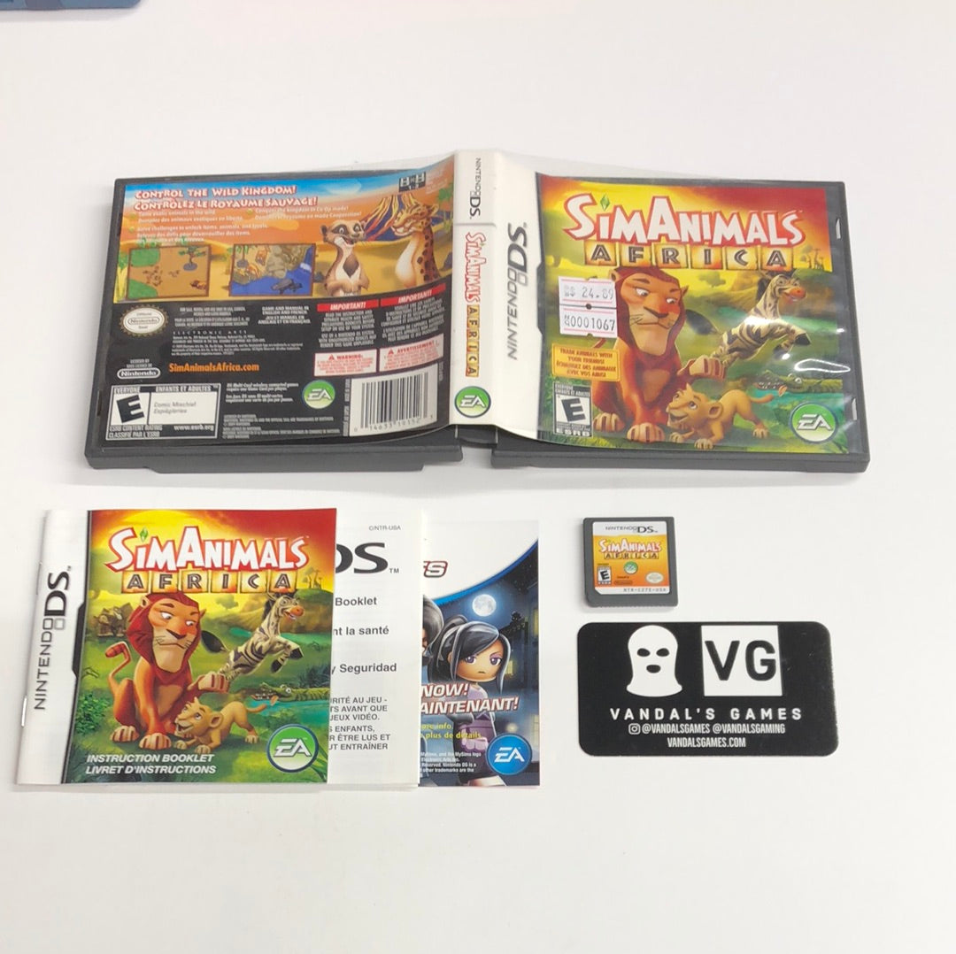 Ds - SimAnimals Africa Nintendo Ds Complete #1067