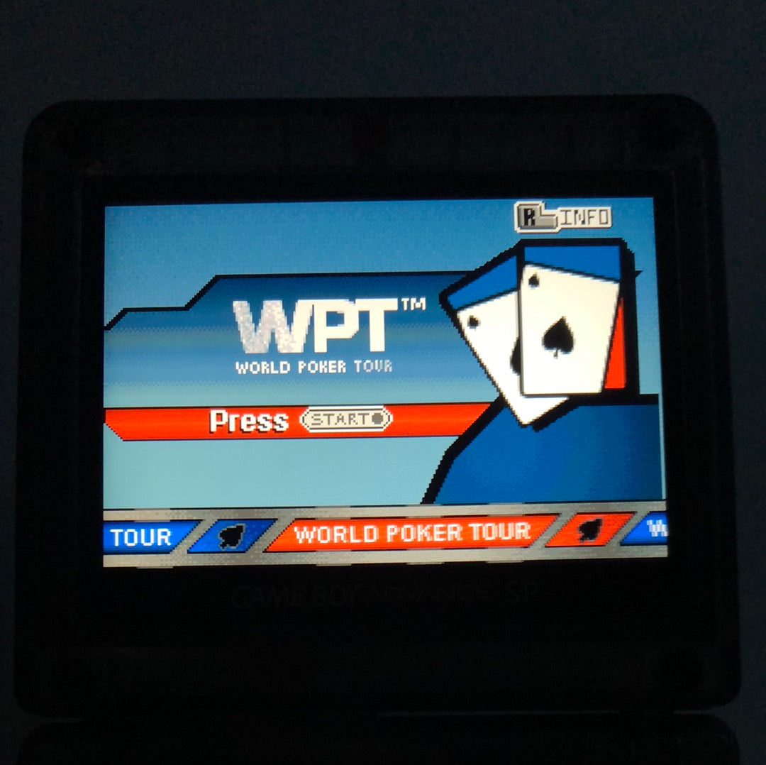 GBA - World Poker Tour Nintendo Gameboy Advance Complete #616