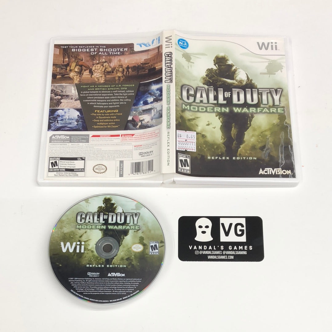 Wii - Call of Duty Modern Warfare Nintendo Wii W/ Case #111