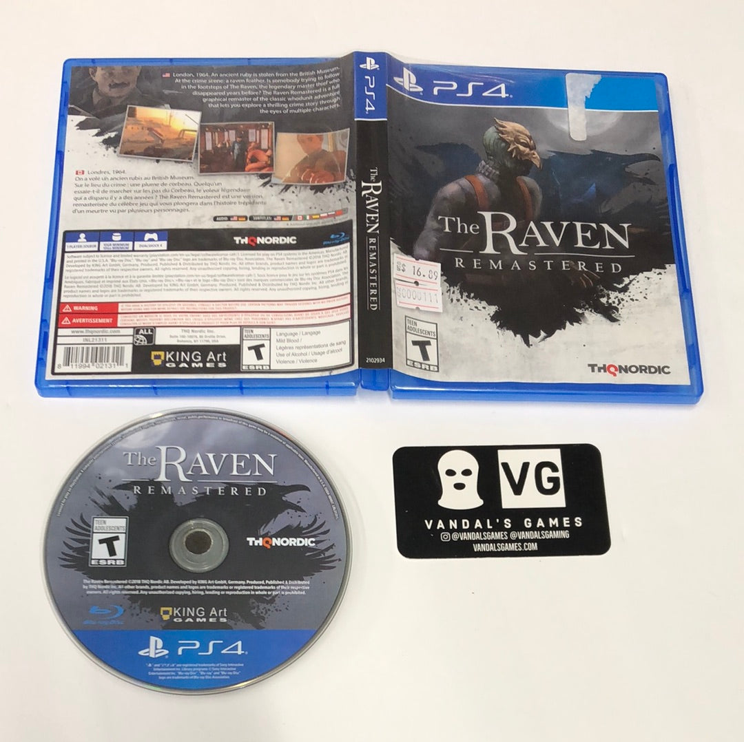 Ps4 - The Raven Remastered Sony PlayStation 4 w/ Case #111
