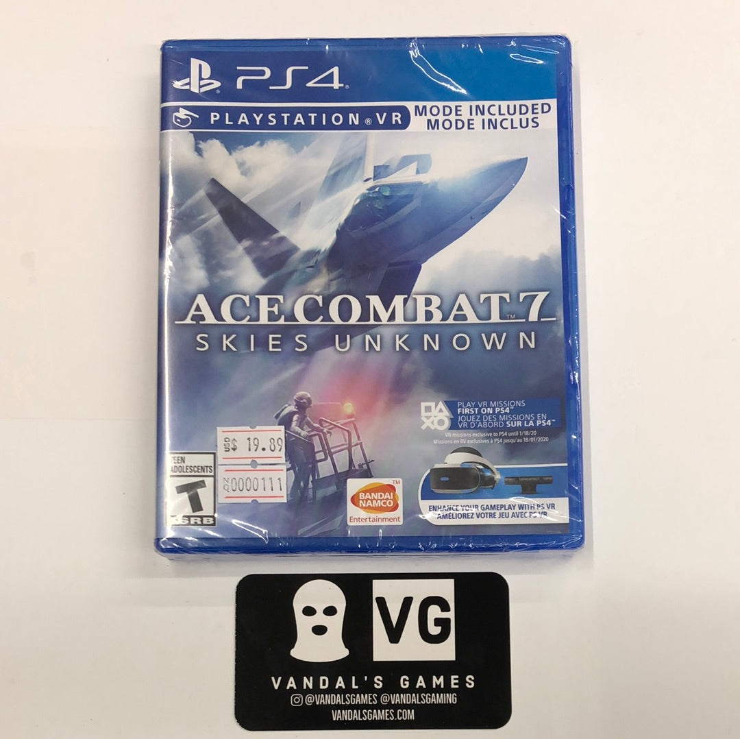 Ps4 - Ace Combat 7 Skies Unknown Sony PlayStation 4 Brand New #111
