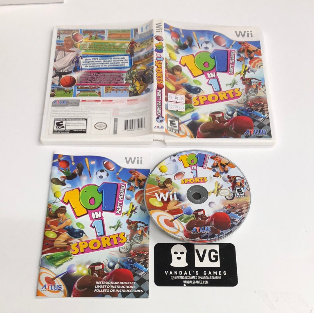 Wii - 101 In 1 Sports Party Nintendo Wii Complete #111