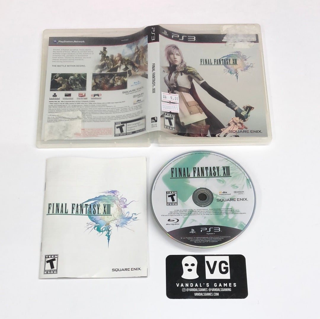 Ps3 - Final Fantasy XIII Sony PlayStation 3 Complete #111