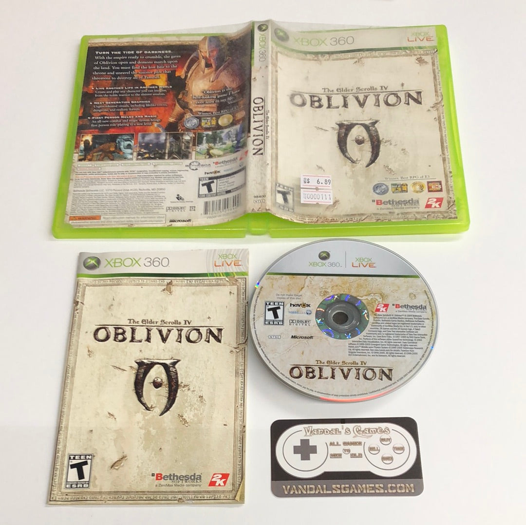 Xbox 360 - The Elder Scrolls IV Oblivion Microsoft Xbox 360 Complete #111