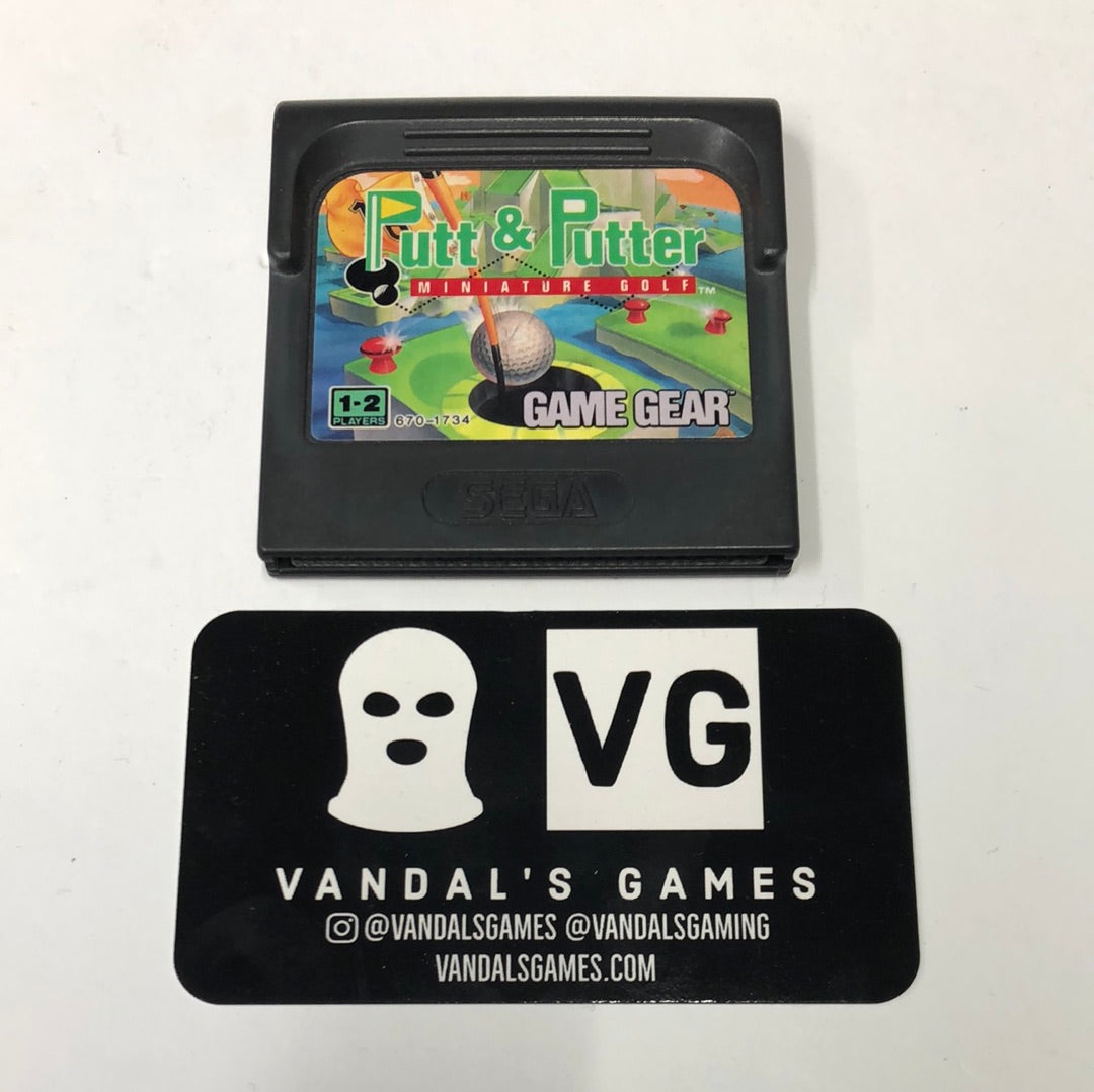 Game Gear - Putt & Putter Miniature Golf Sega Game Gear Cart Only #1503