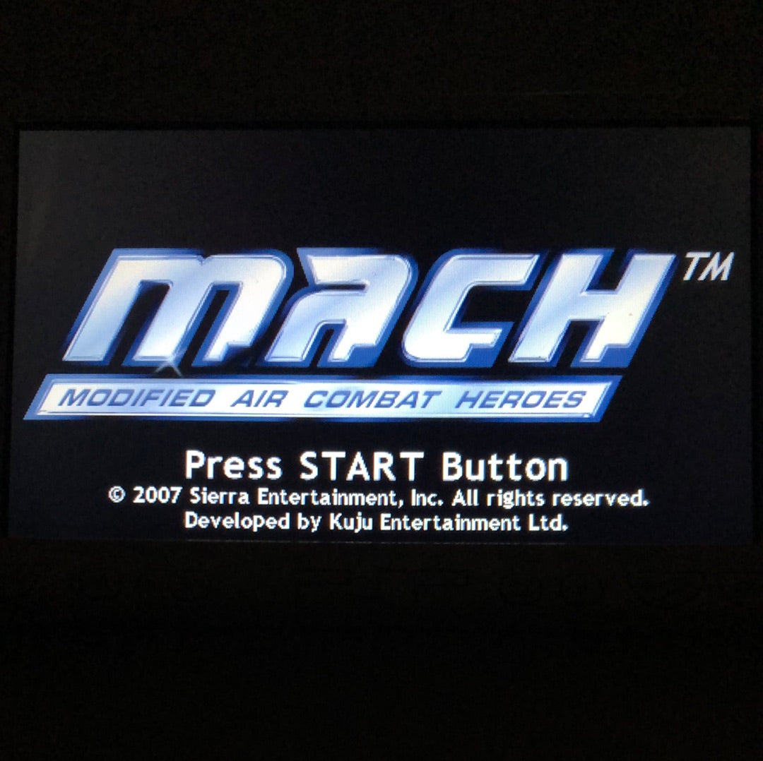Psp - Mach Modified Air Combat Heroes Sony PlayStation Portable Complete #914