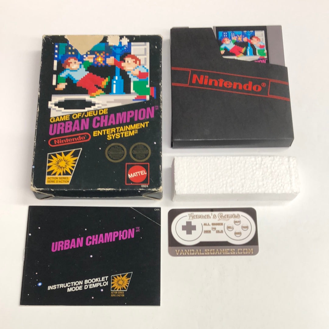Nes - Urban Championship Hang Tab Canada  Nintendo Complete #632