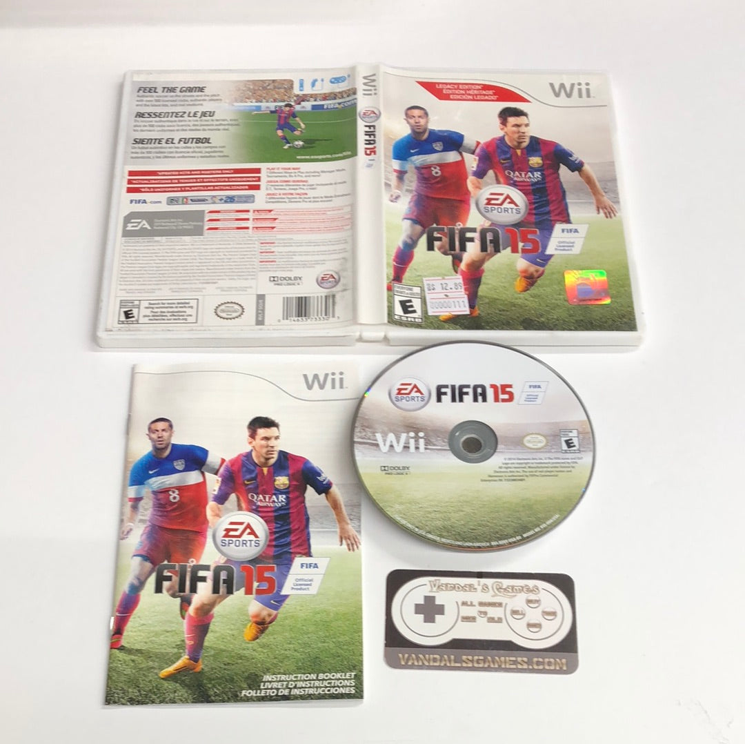 Wii - Fifa Soccer 15 Nintendo Wii Complete #111