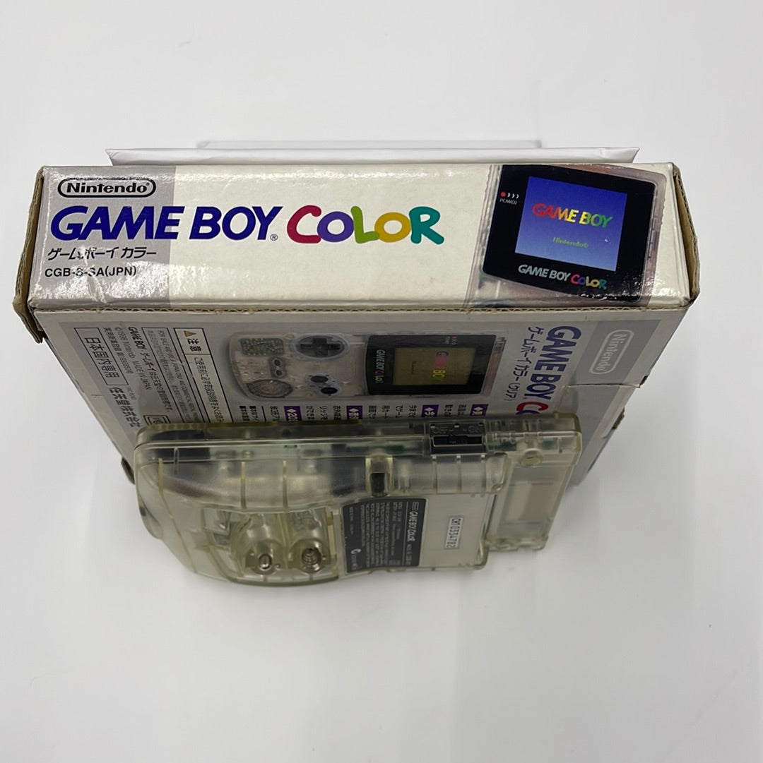 GBC - Clear Console Nintendo Gameboy Color Japan Tested #552