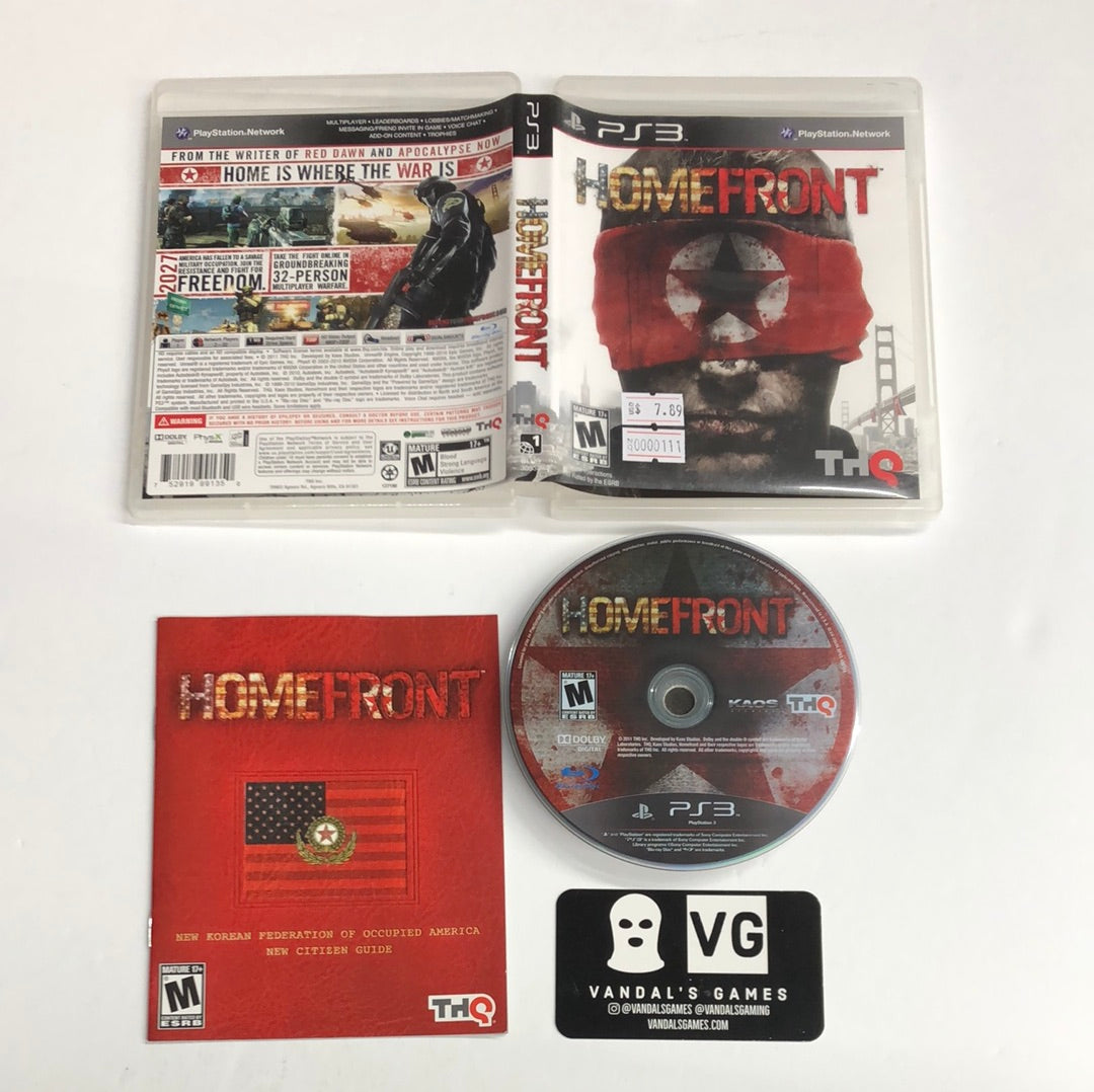 Ps3 - Homefront Sony PlayStation 3 Complete #111