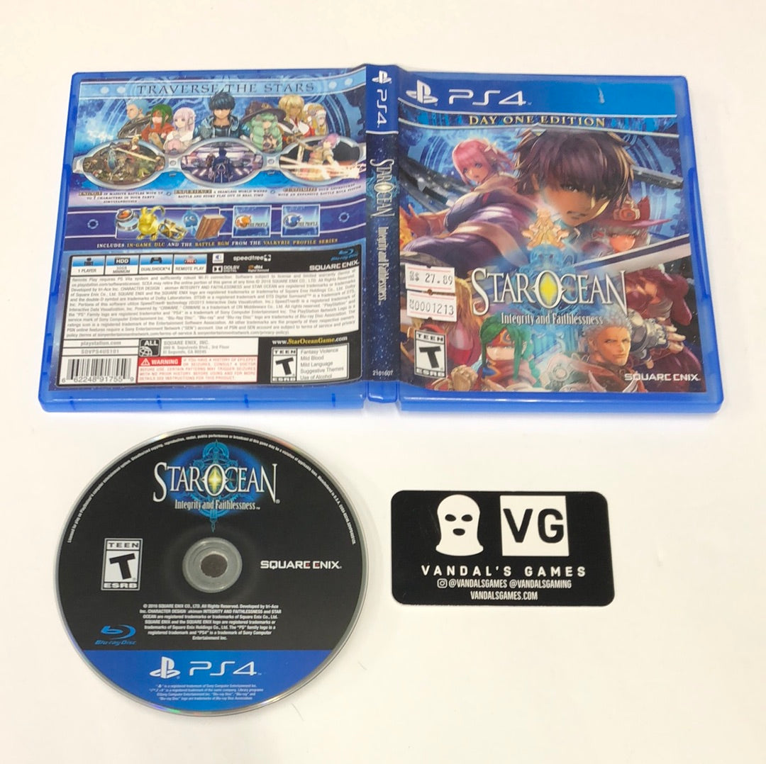 Ps4 - Star Ocean Integrity and Faithlessness Sony PlayStation 4 W/ Case #111