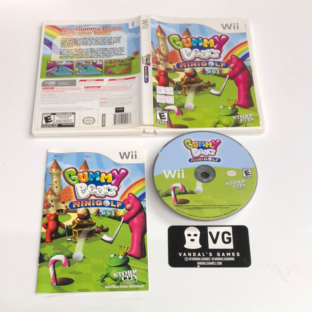 Wii - Gummy Bear Minigolf Nintendo Wii Complete #111