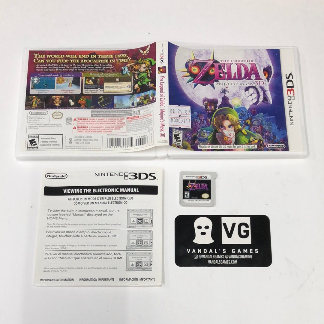 3ds - The Legend of Zelda Majora's Mask 3d Nintendo 3ds Complete #111