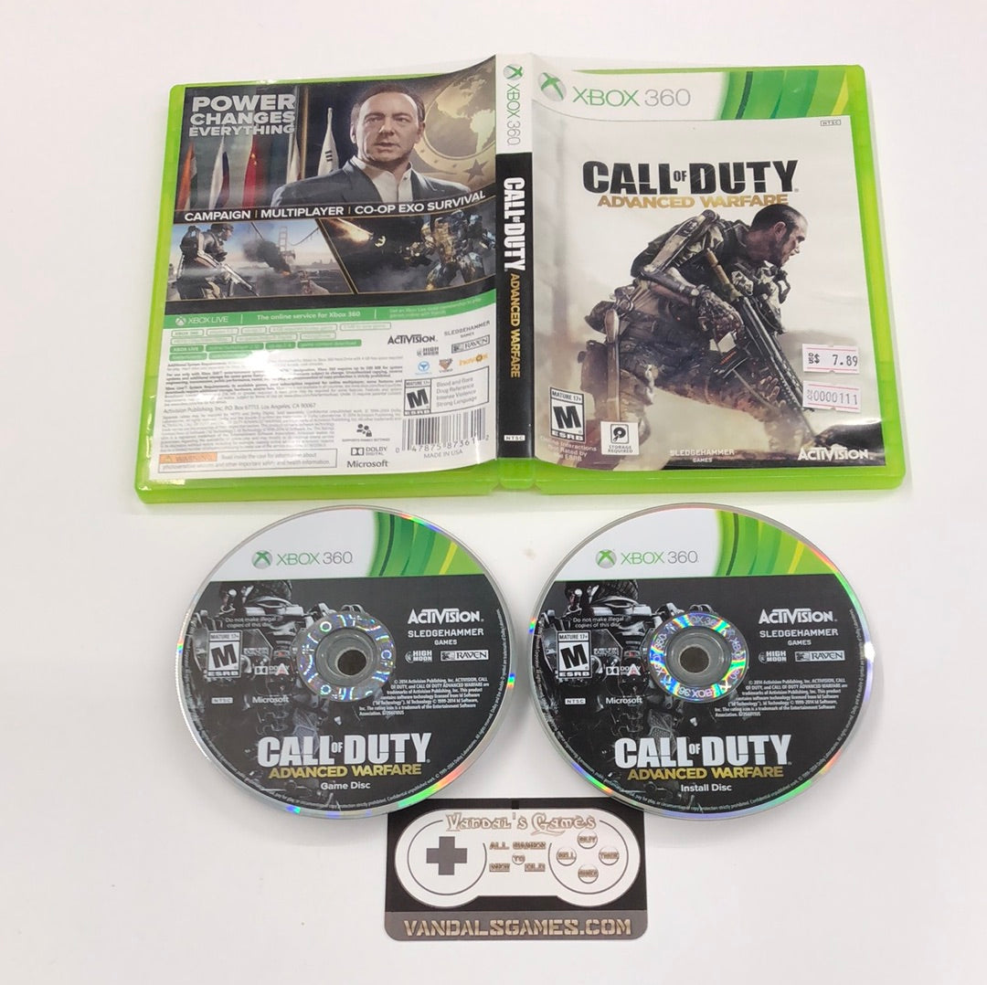 Xbox 360 - Call of Duty Advanced Warfare Microsoft Xbox 360 With Case #111