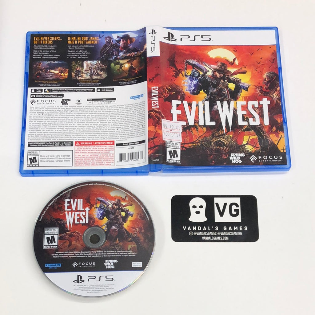 Evil West - Sony PlayStation 5 PS5 In Original Package