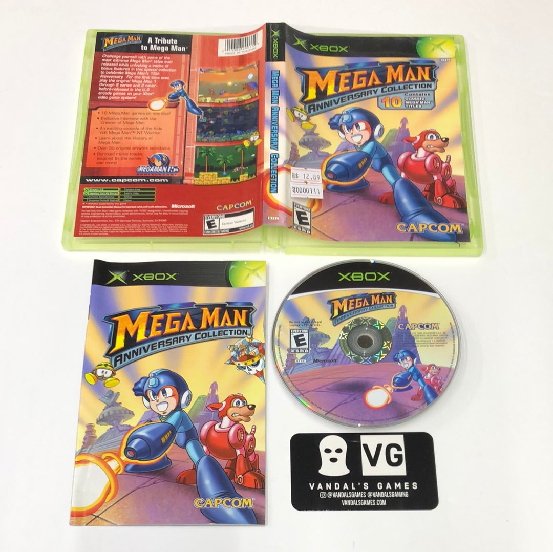 Xbox - Mega man Anniversary Collection Microsoft Xbox Complete #111
