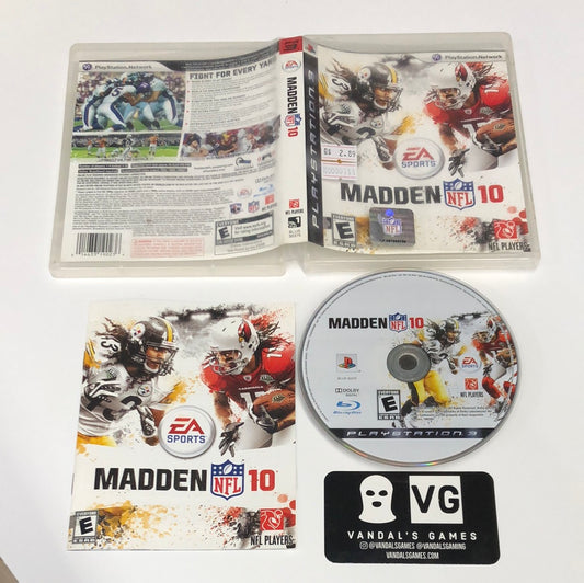 Ps3 - Madden NFL 10 Sony PlayStation 3 Complete #111