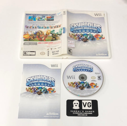 Wii - Skylanders Spyros Adventure Nintendo Wii Complete #111