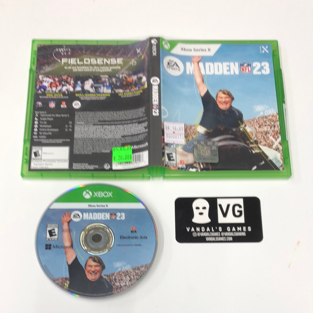 XSX - Madden NFL 23 Microsoft Xbox Series X W/ Case #111