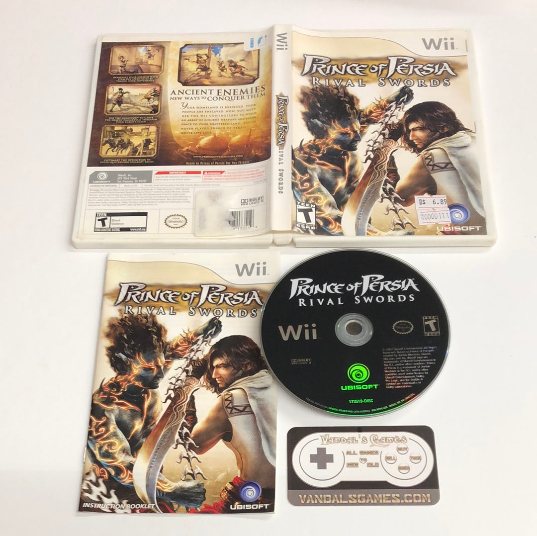Wii - Prince of Persia Rival Swords Nintendo Wii Complete #111