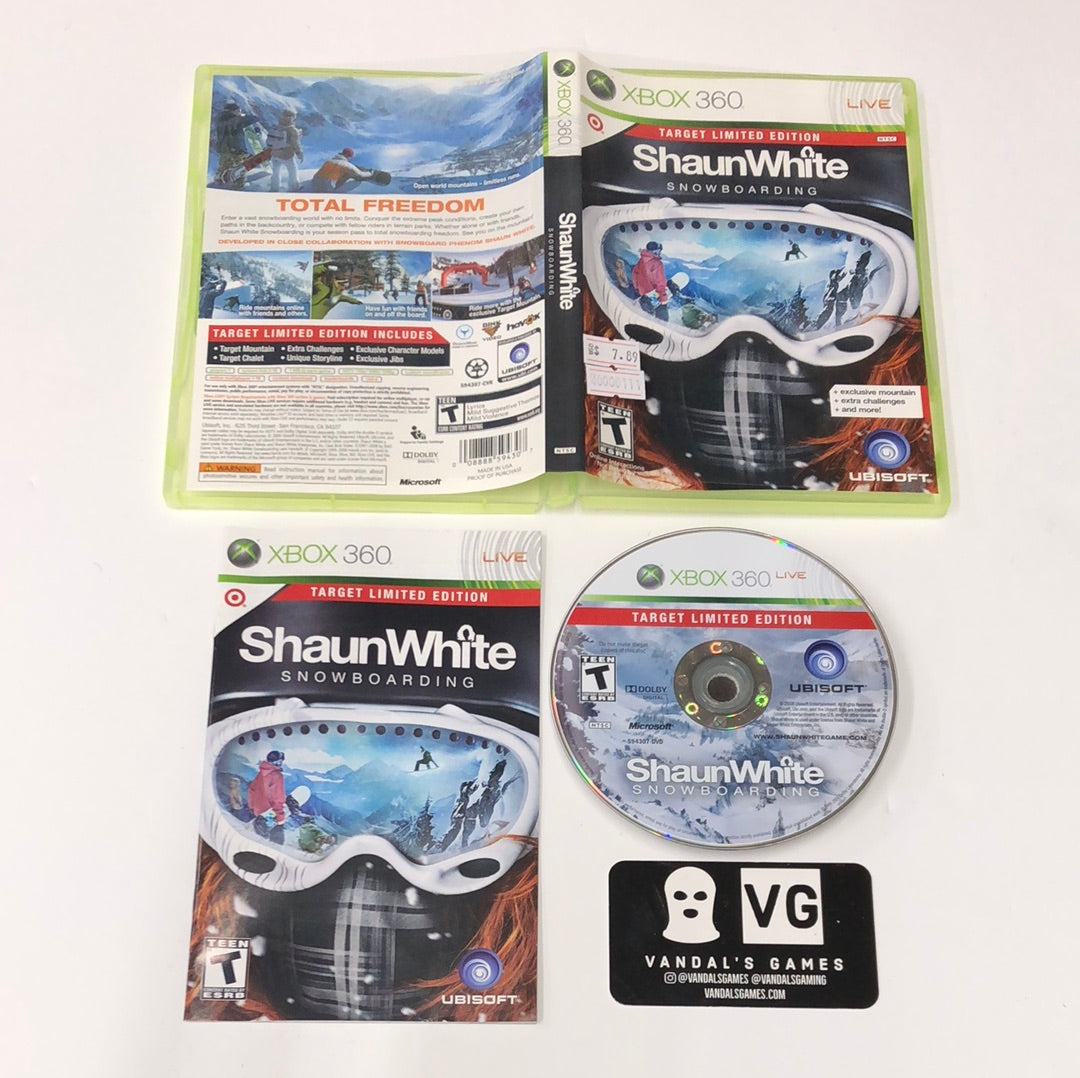 Xbox 360 - Shaun White Snowboarding Target Limited Edition Complete #111
