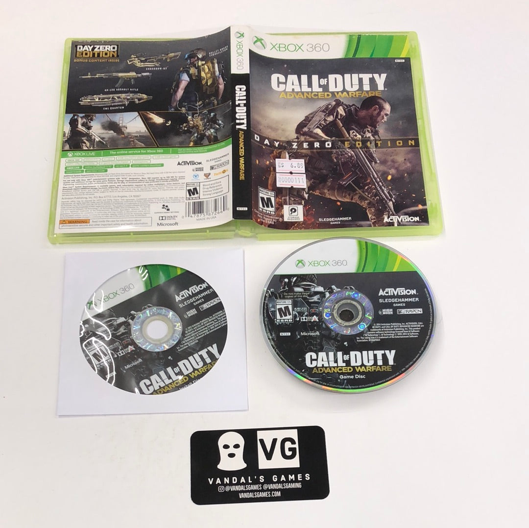Xbox 360 - Call of Duty Advanced Warfare Day Zero Edition Case Microsoft #111