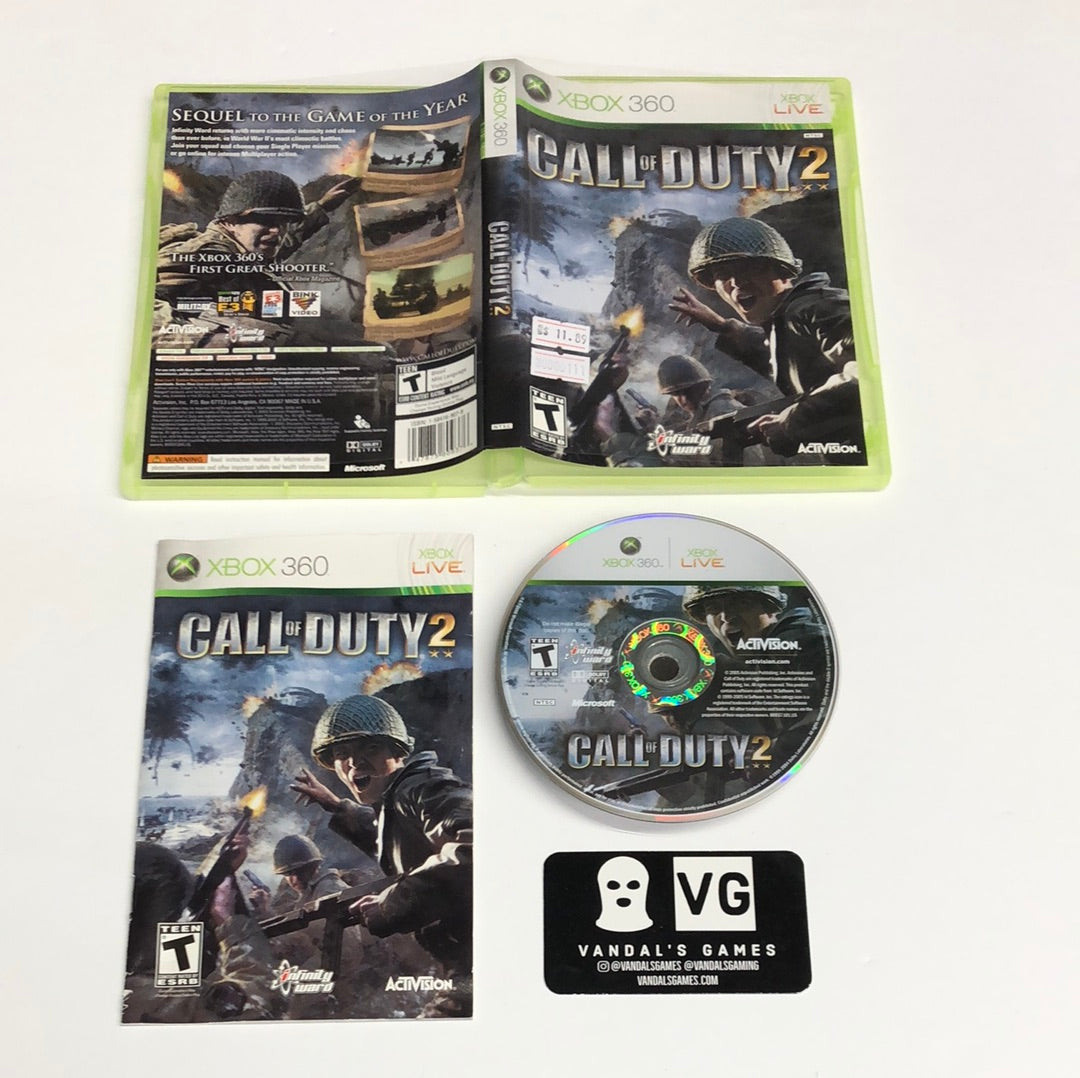 Xbox 360 - Call of Duty 2 Microsoft Xbox 360 Complete #111