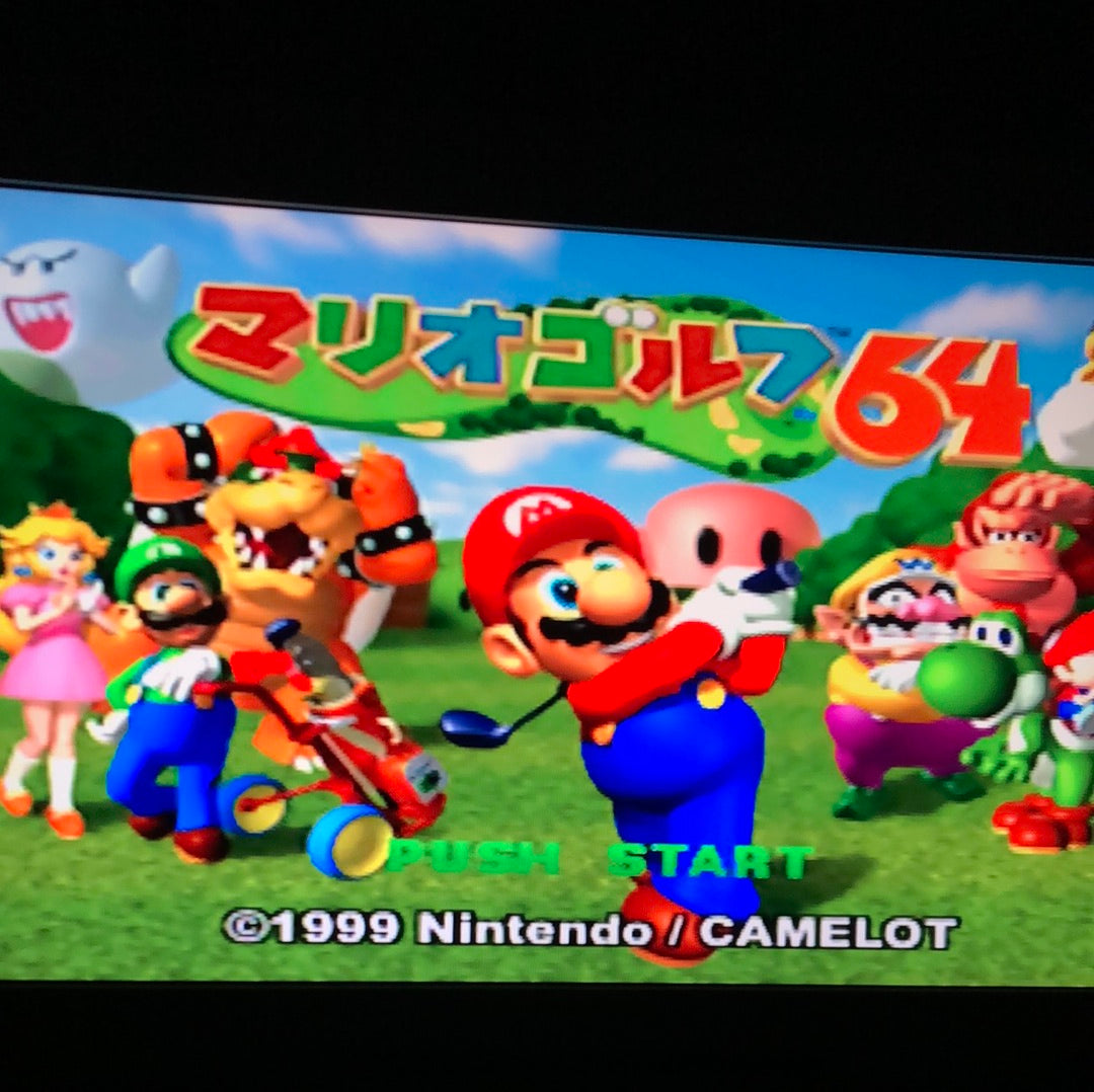 N64 - Mario Golf Japan Version Nintendo 64 Cart Only #1487