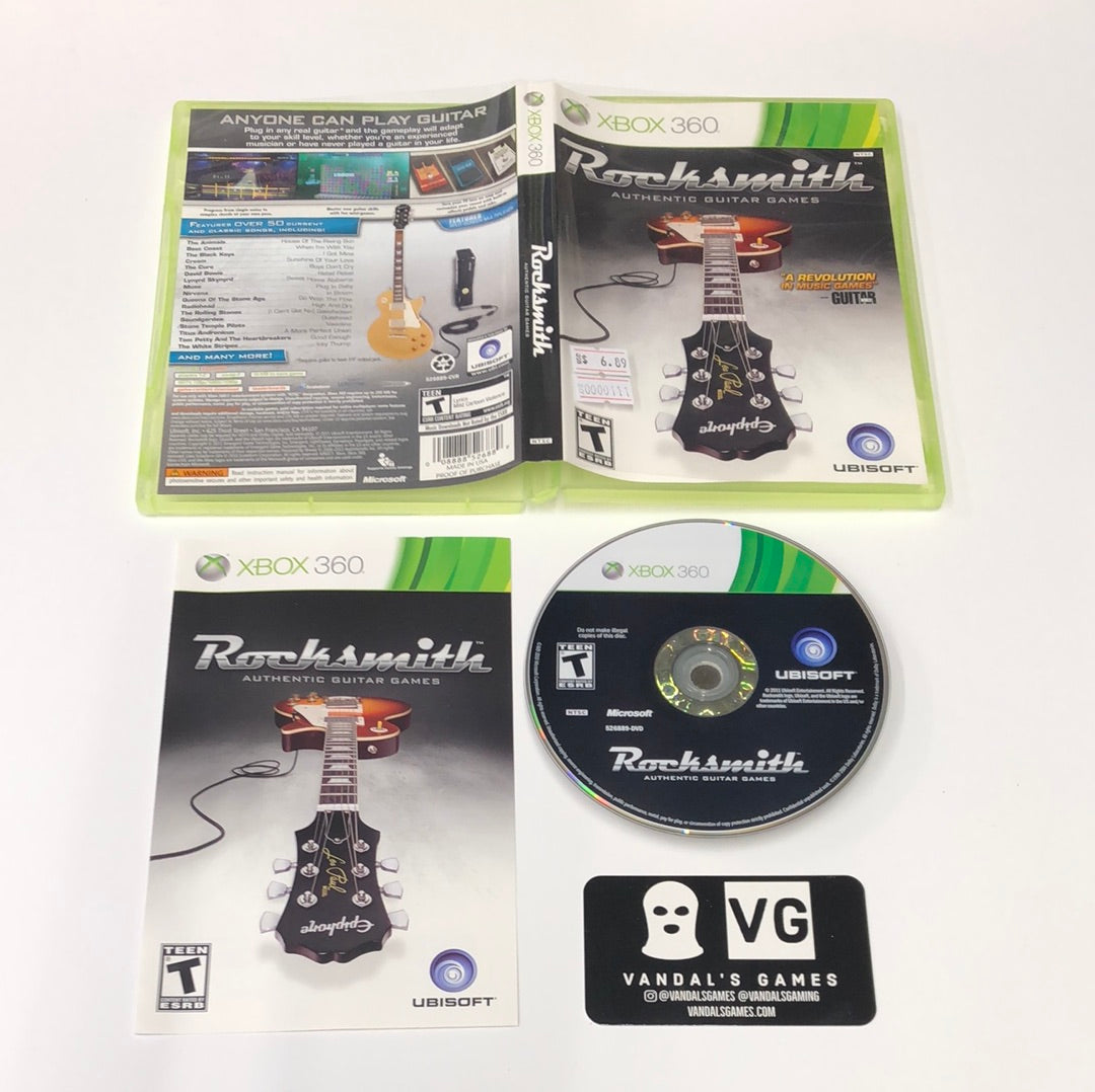 Xbox 360 - Rocksmith Microsoft Xbox 360 Complete #111