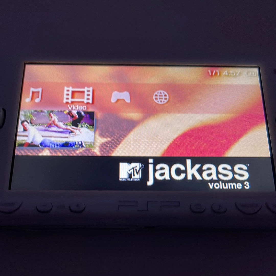 Psp Video - Jackass Volume Three 3 PlayStation Cart Only #536
