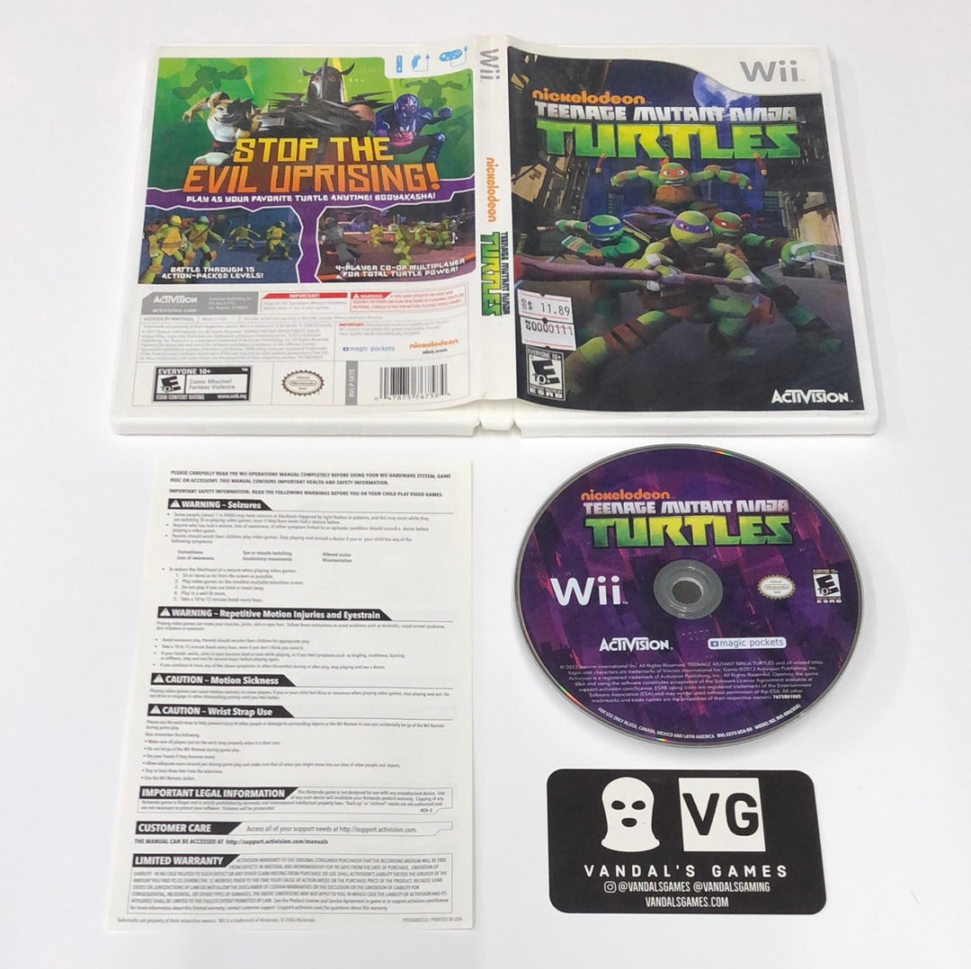 Wii - Teenage Mutant Ninja Turtles Nintendo Wii Complete #111