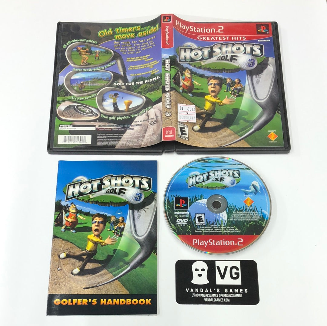 Ps2 - Hot Shots Golf 3 Greatest Hits Sony PlayStation 2 Complete #111