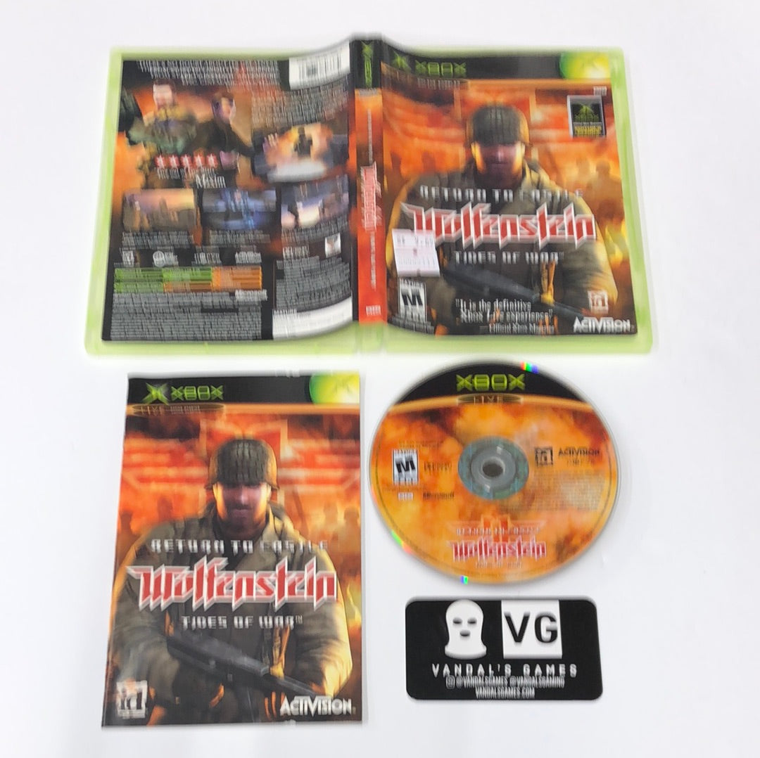 Xbox - Return to Castle Wolfenstein Tides of War Microsoft Xbox Complete #111
